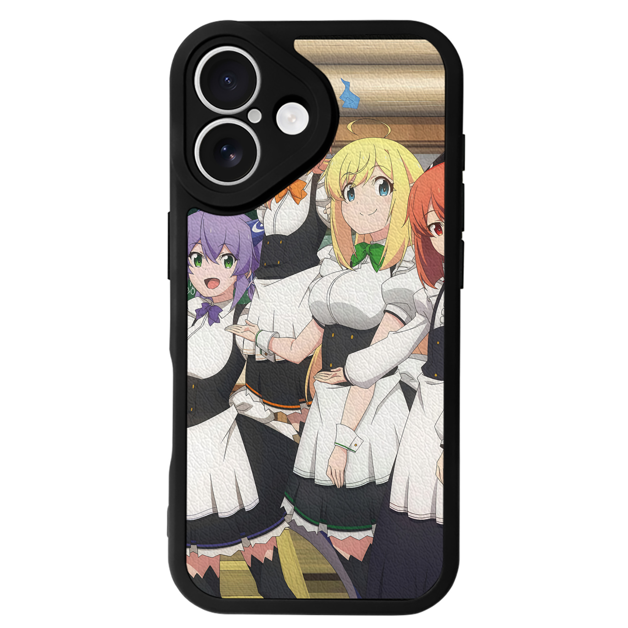 （画像用） 転スラ Regarding Reincarnated to Slime 【iPhone 16シリーズ対応】シリコンスマホケース（レザー調） 材質：シリコン